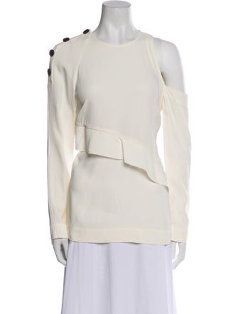 Proenza Schouler Crew Neck Long Sleeve Sweatshirt