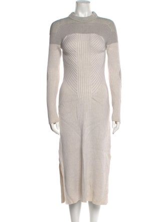 Proenza Schouler Virgin Wool Midi Length Dress