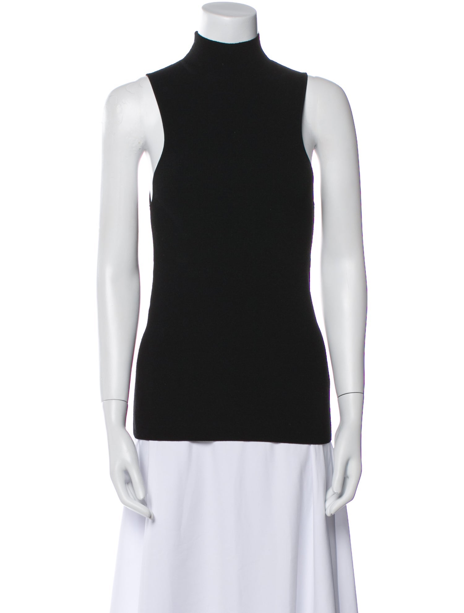 Proenza Schouler Mock Neck Sleeveless Top