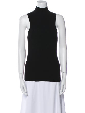 Proenza Schouler Mock Neck Sleeveless Top