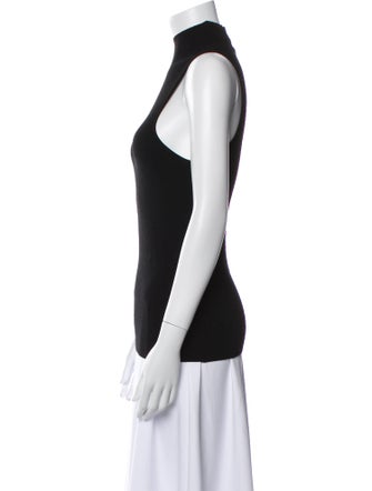Proenza Schouler Mock Neck Sleeveless Top