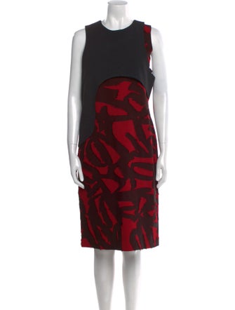 Proenza Schouler Printed Knee-Length Dress