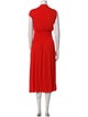 Proenza Schouler Mock Neck Long Dress