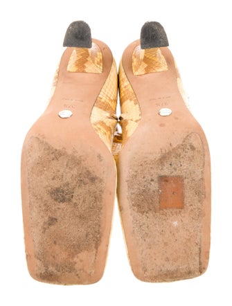 Proenza Schouler Embossed Leather Animal Print Boots