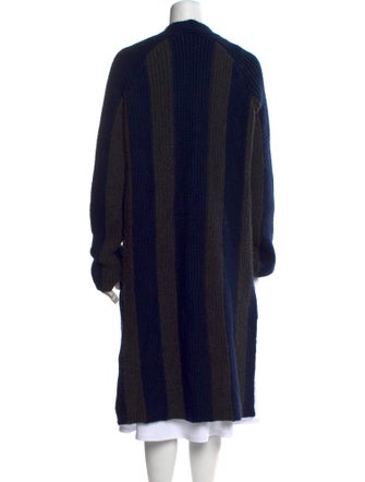 Proenza Schouler Striped V-Neck Sweater