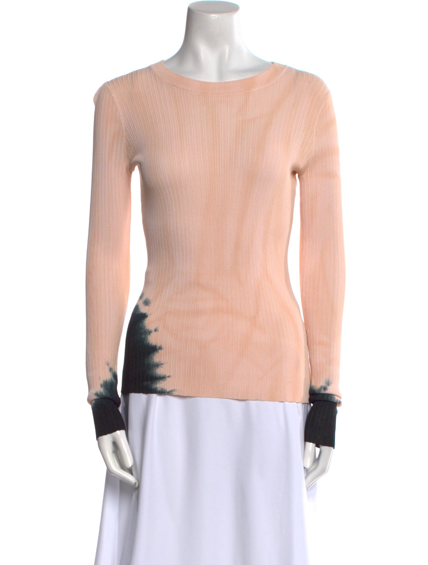 Proenza Schouler Bateau Neckline Long Sleeve Top