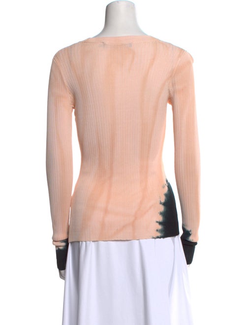 Proenza Schouler Bateau Neckline Long Sleeve Top