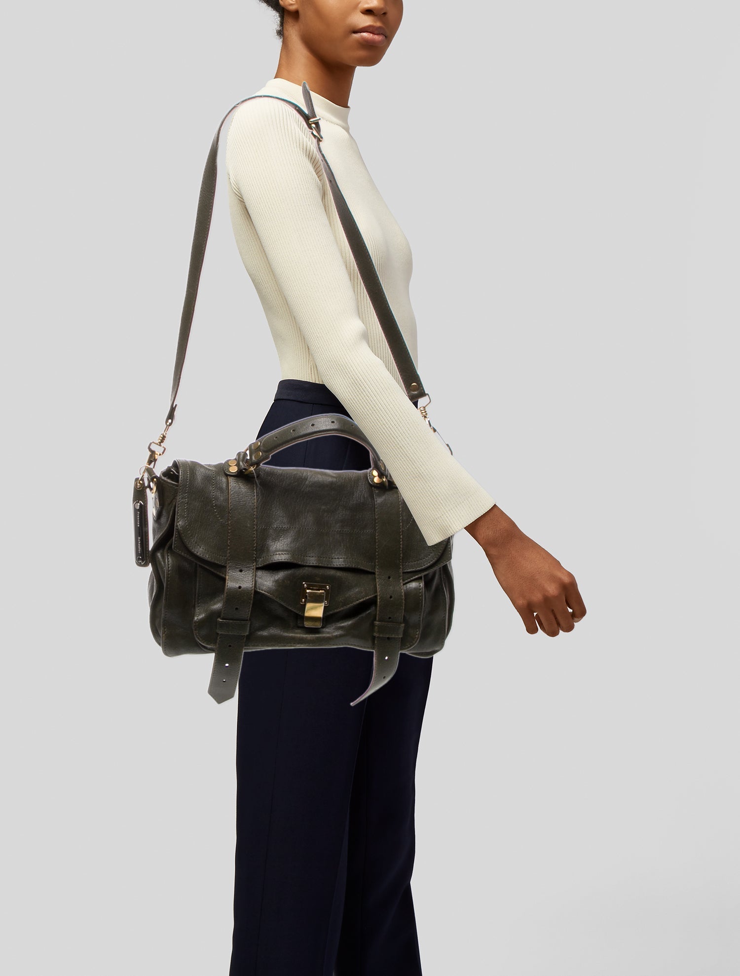 Proenza Schouler Leather Top Handle Bag