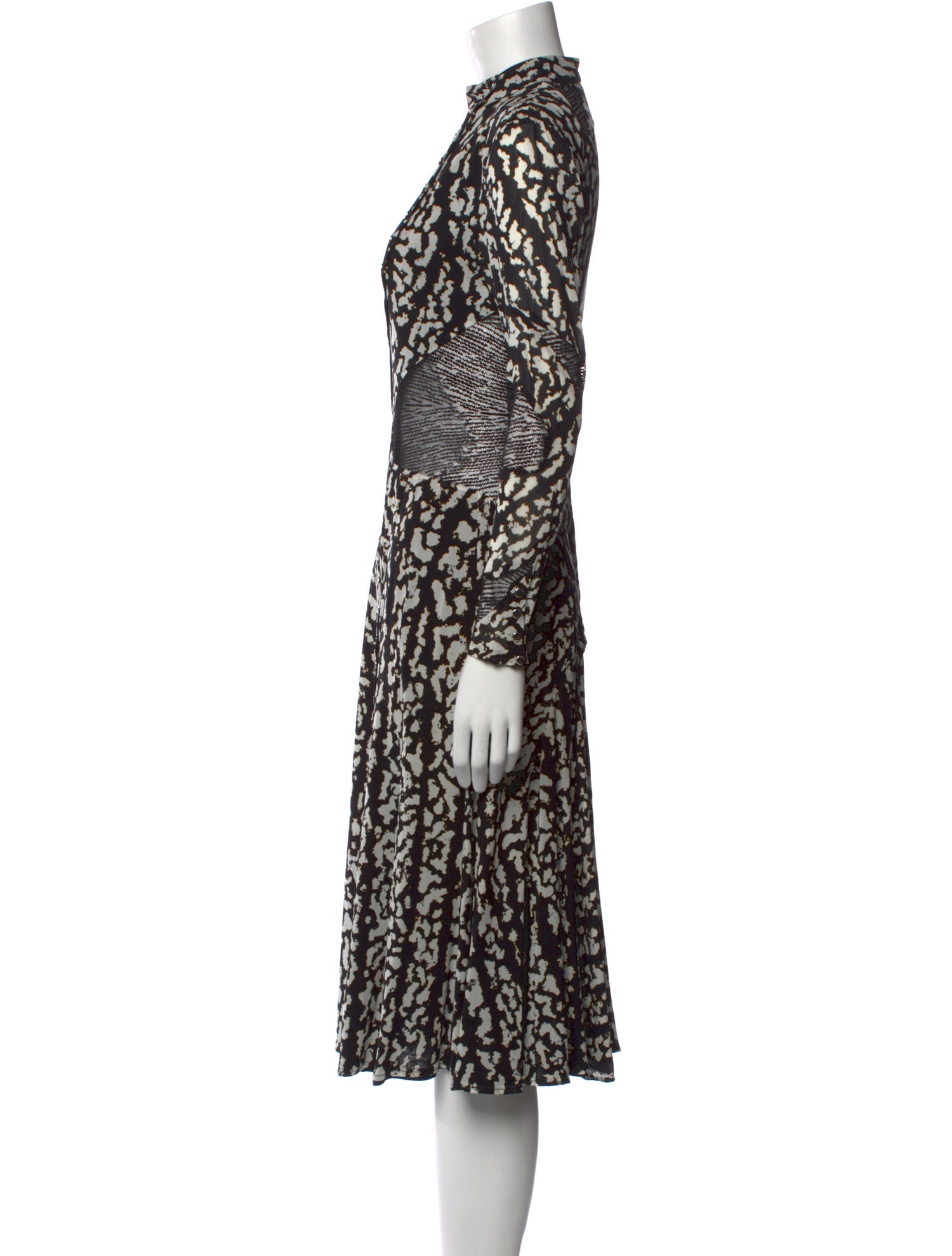 Proenza Schouler Silk Midi Length Dress