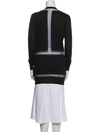 Proenza Schouler Silk Striped Sweater