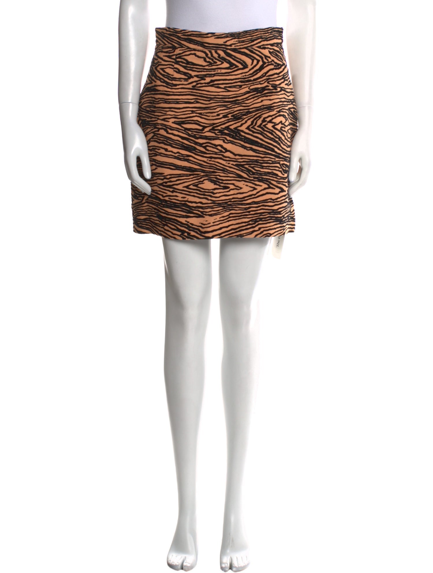 Proenza Schouler Animal Print Mini Skirt