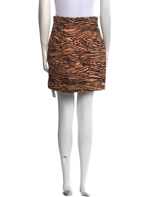 Proenza Schouler Animal Print Mini Skirt
