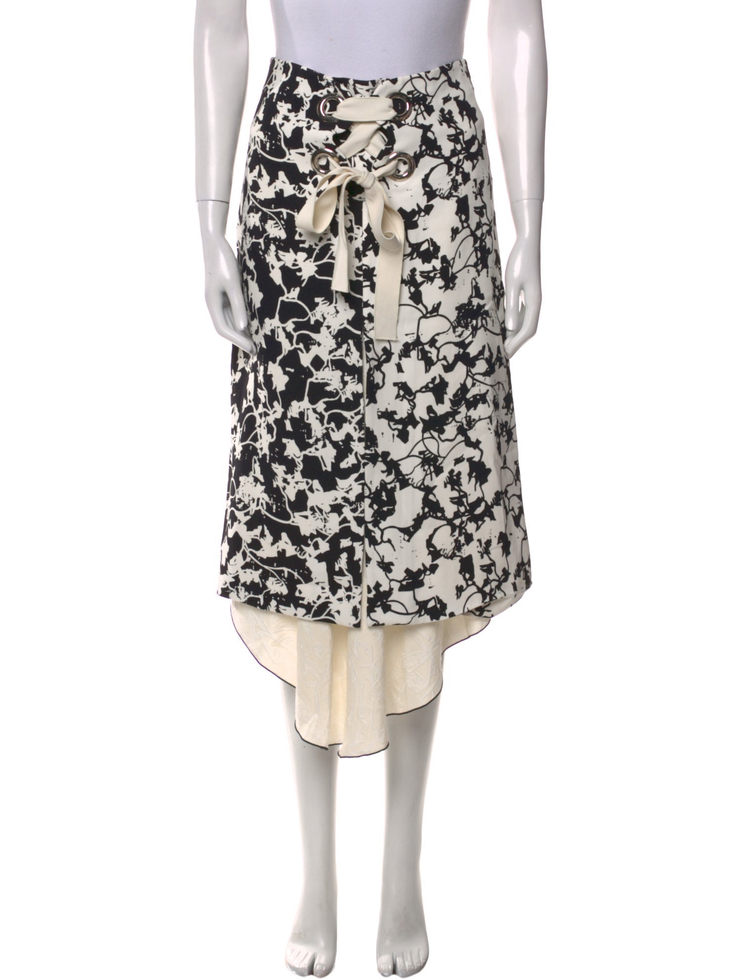 Proenza Schouler Printed Midi Length Skirt