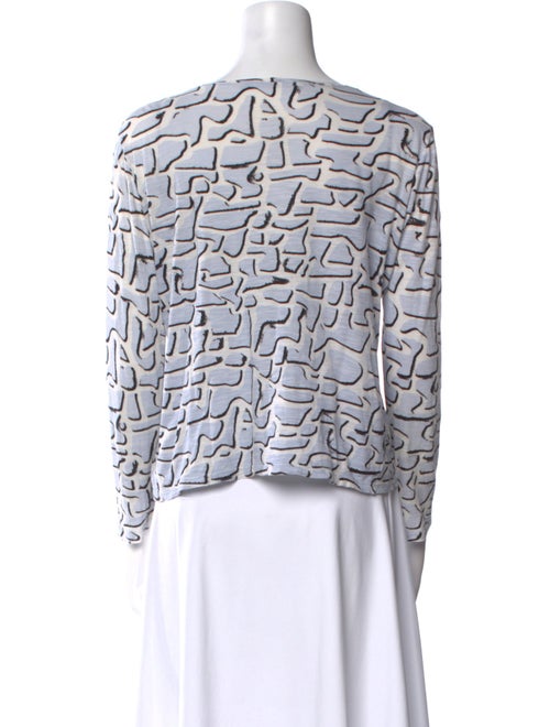 Proenza Schouler Printed Scoop Neck Top