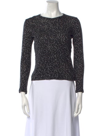 Proenza Schouler Printed Crew Neck Top