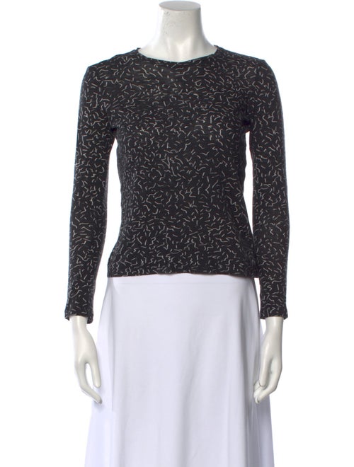 Proenza Schouler Printed Crew Neck Top