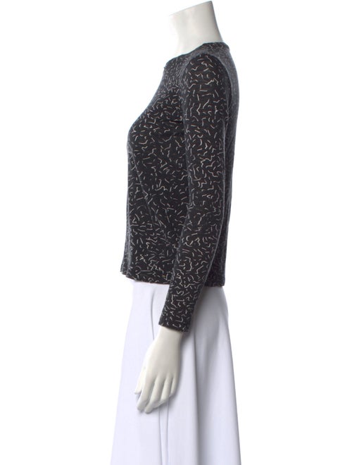 Proenza Schouler Printed Crew Neck Top