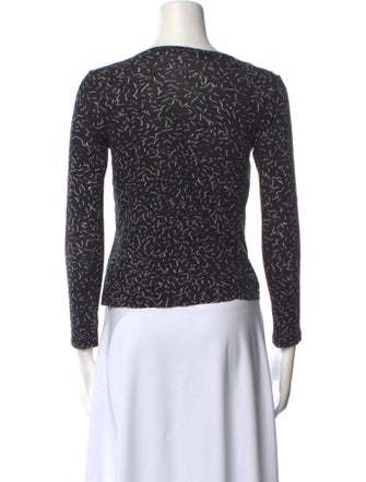 Proenza Schouler Printed Crew Neck Top