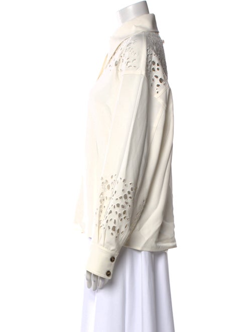 Proenza Schouler Long Sleeve Button-Up Top