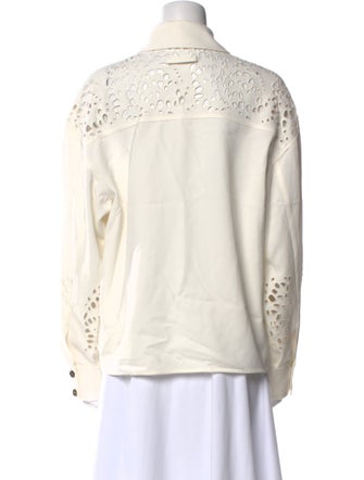 Proenza Schouler Long Sleeve Button-Up Top