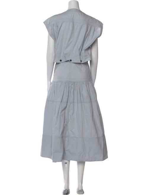 Proenza Schouler V-Neck Long Dress