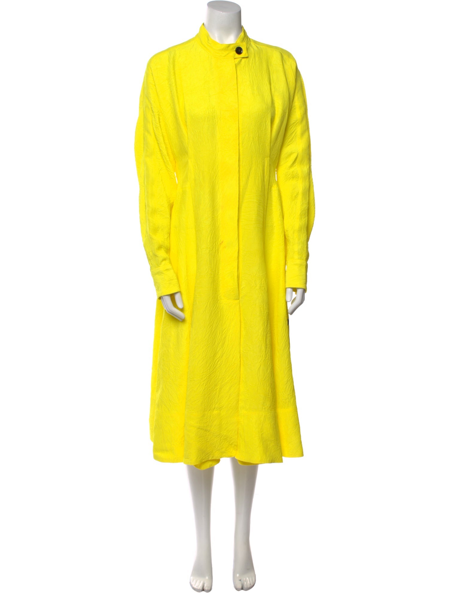 Proenza Schouler Mock Neck Midi Length Dress