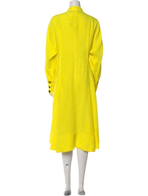 Proenza Schouler Mock Neck Midi Length Dress