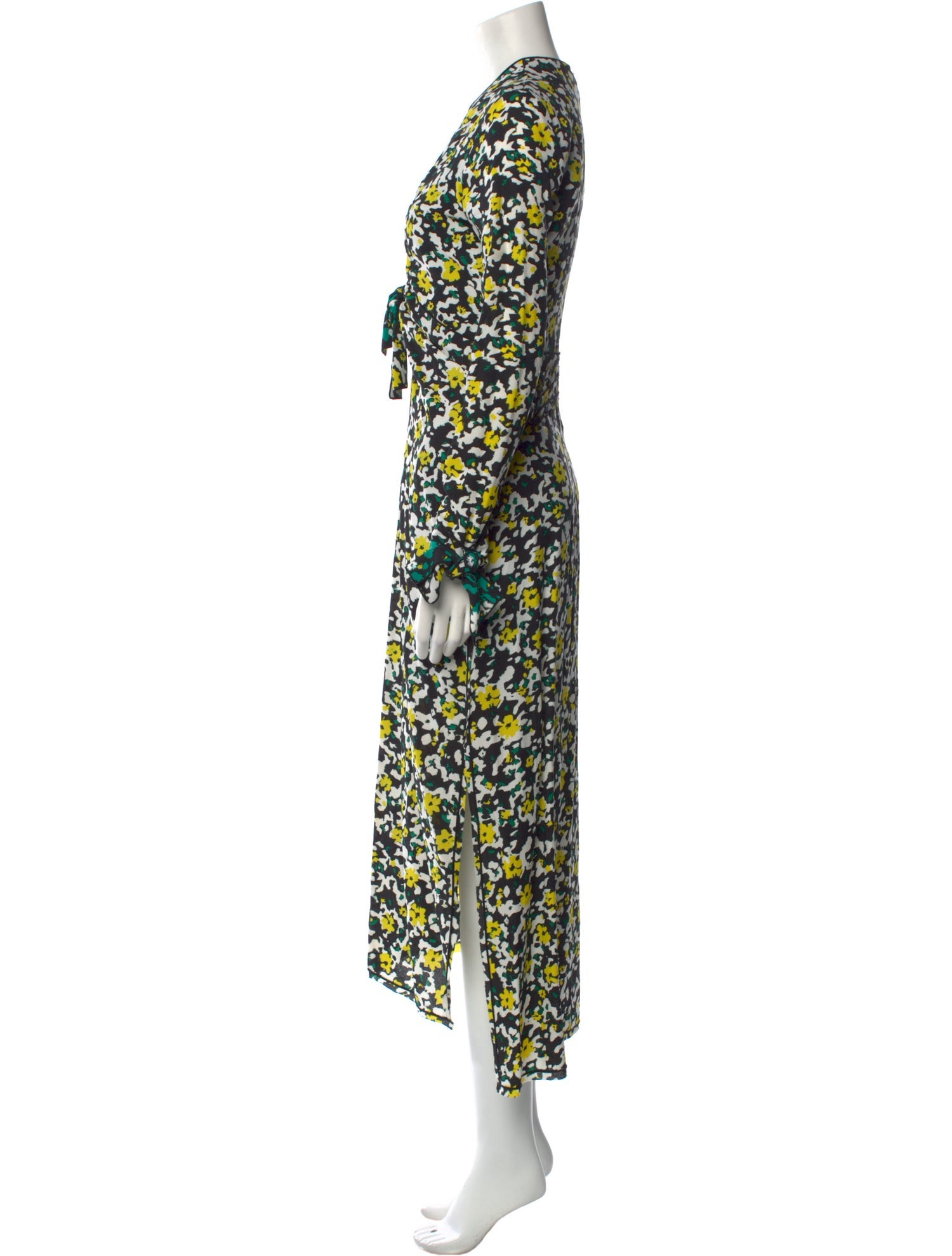 Proenza Schouler Floral Print Long Dress