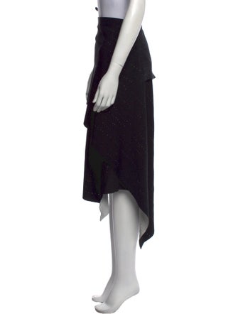 Proenza Schouler Lasercut Accents Midi Length Skirt