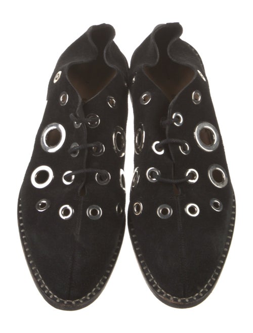 Proenza Schouler Suede Eyelet Trim Oxfords
