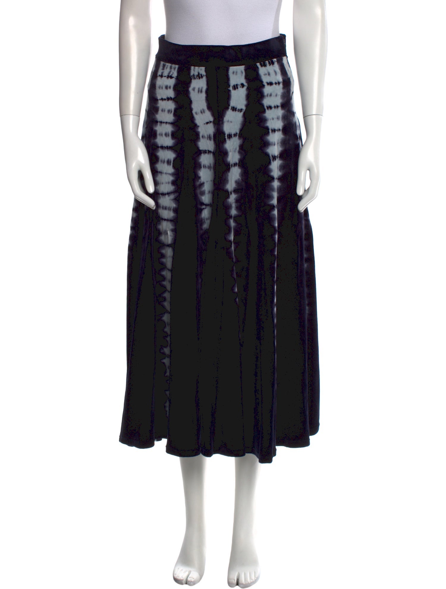 Proenza Schouler Tie-Dye Print Midi Length Skirt