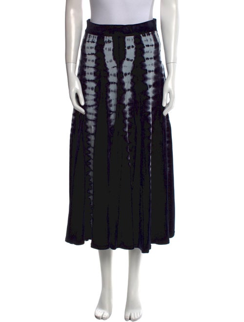 Proenza Schouler Tie-Dye Print Midi Length Skirt