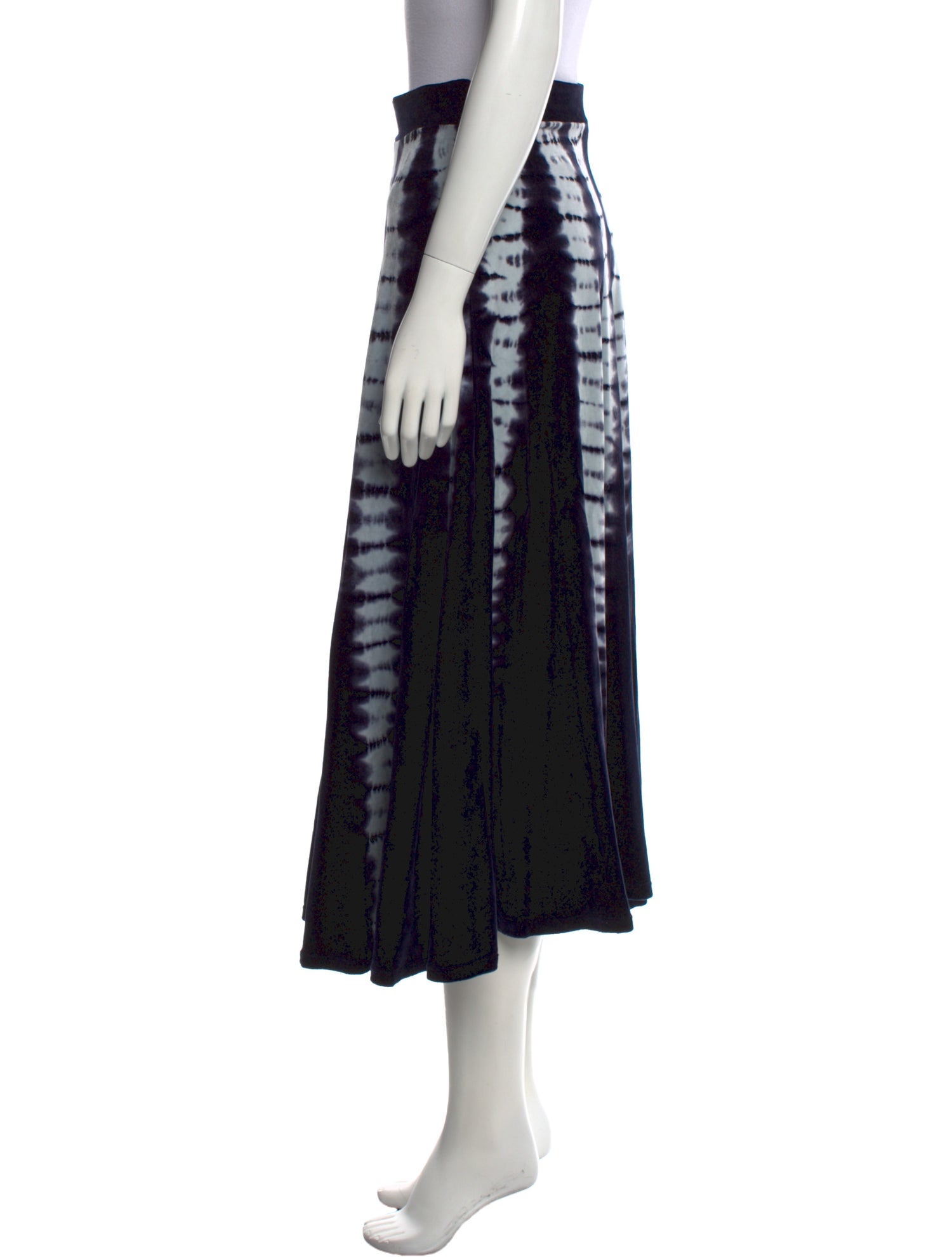 Proenza Schouler Tie-Dye Print Midi Length Skirt