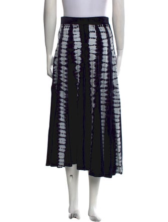 Proenza Schouler Tie-Dye Print Midi Length Skirt