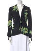 Proenza Schouler Silk Floral Print Blouse