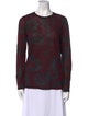 Proenza Schouler Printed Crew Neck Top