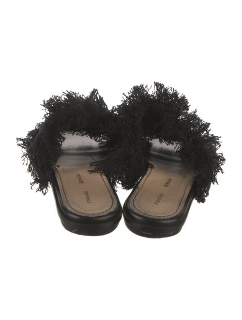 Proenza Schouler Fringe Trim Accent Slides