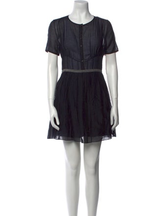 Proenza Schouler Crew Neck Mini Dress