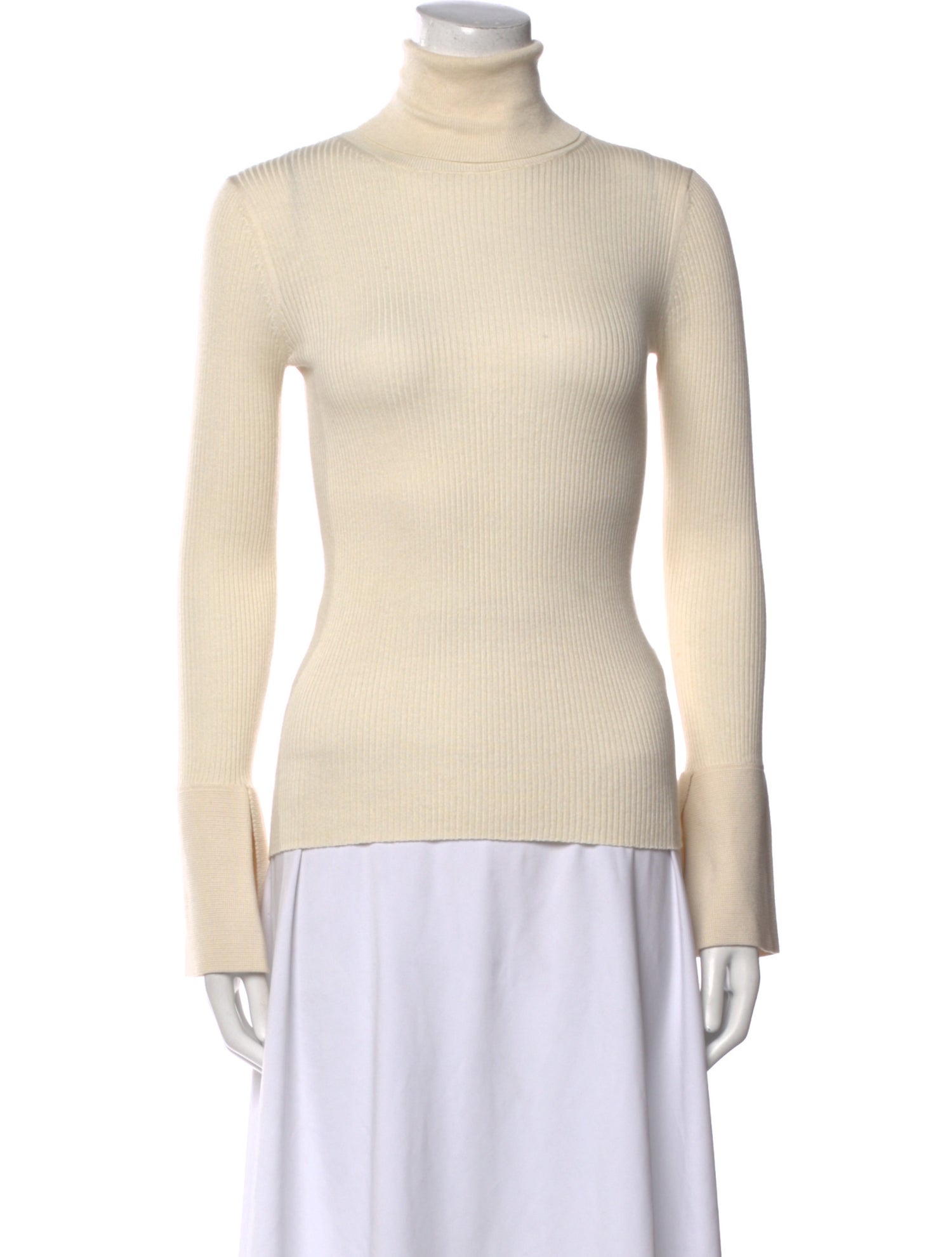 Proenza Schouler Silk Turtleneck Top