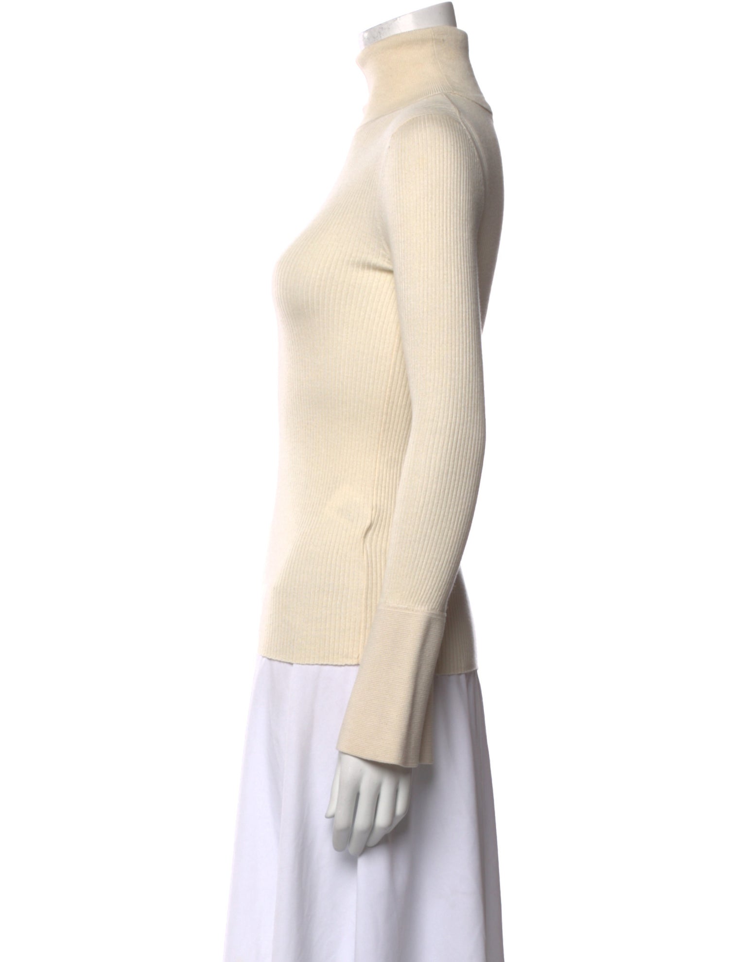 Proenza Schouler Silk Turtleneck Top