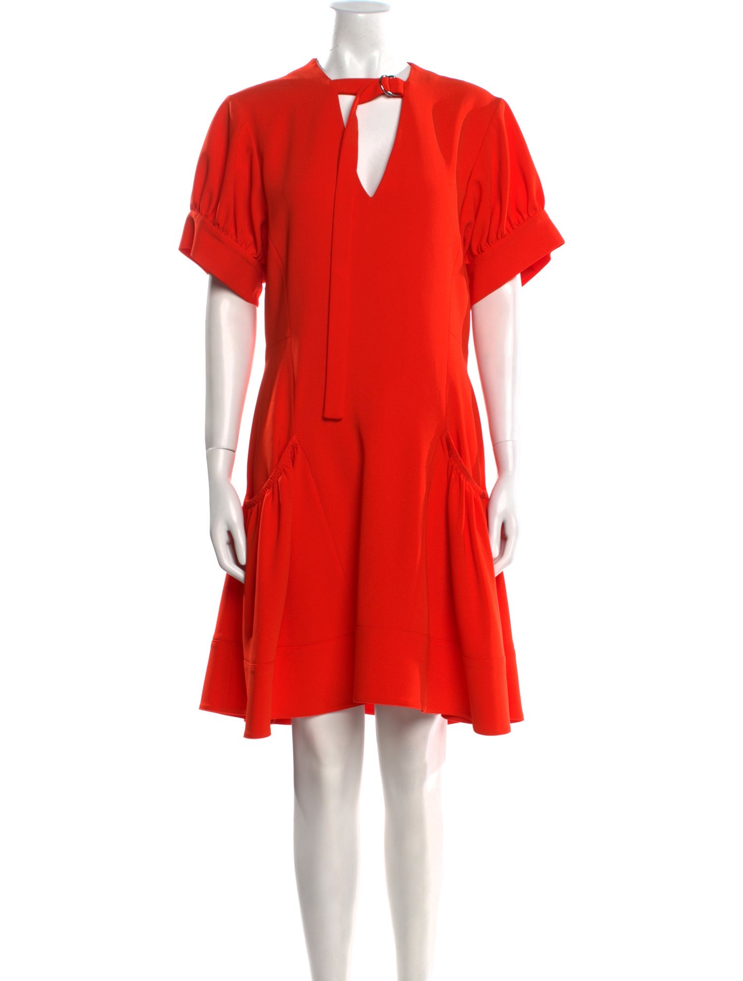 Proenza Schouler Tie Neck Knee-Length Dress