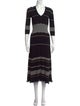 Proenza Schouler Striped Long Dress