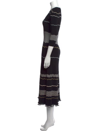 Proenza Schouler Striped Long Dress