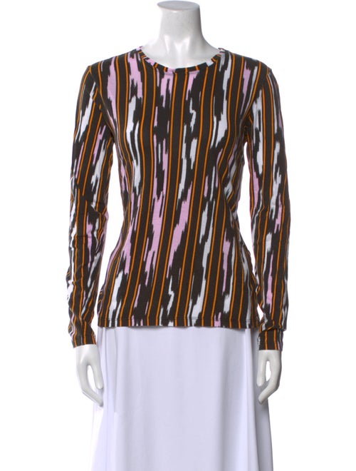 Proenza Schouler Striped Bateau Neckline Blouse