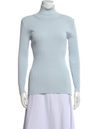 Proenza Schouler Striped Turtleneck Top