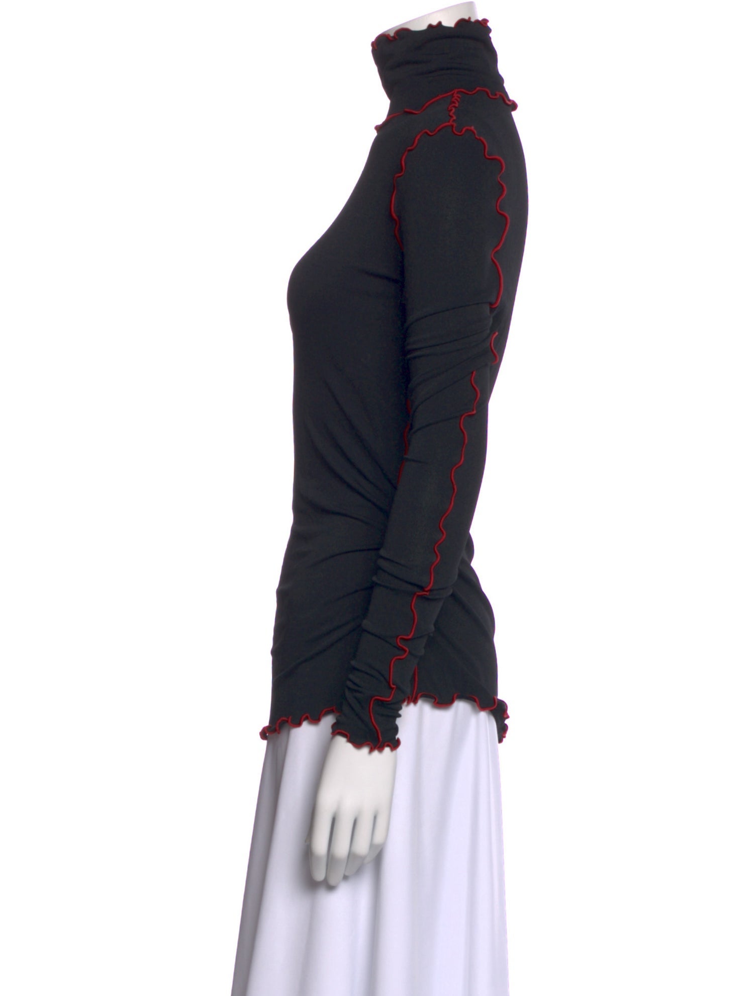 Proenza Schouler Turtleneck Long Sleeve Sweatshirt