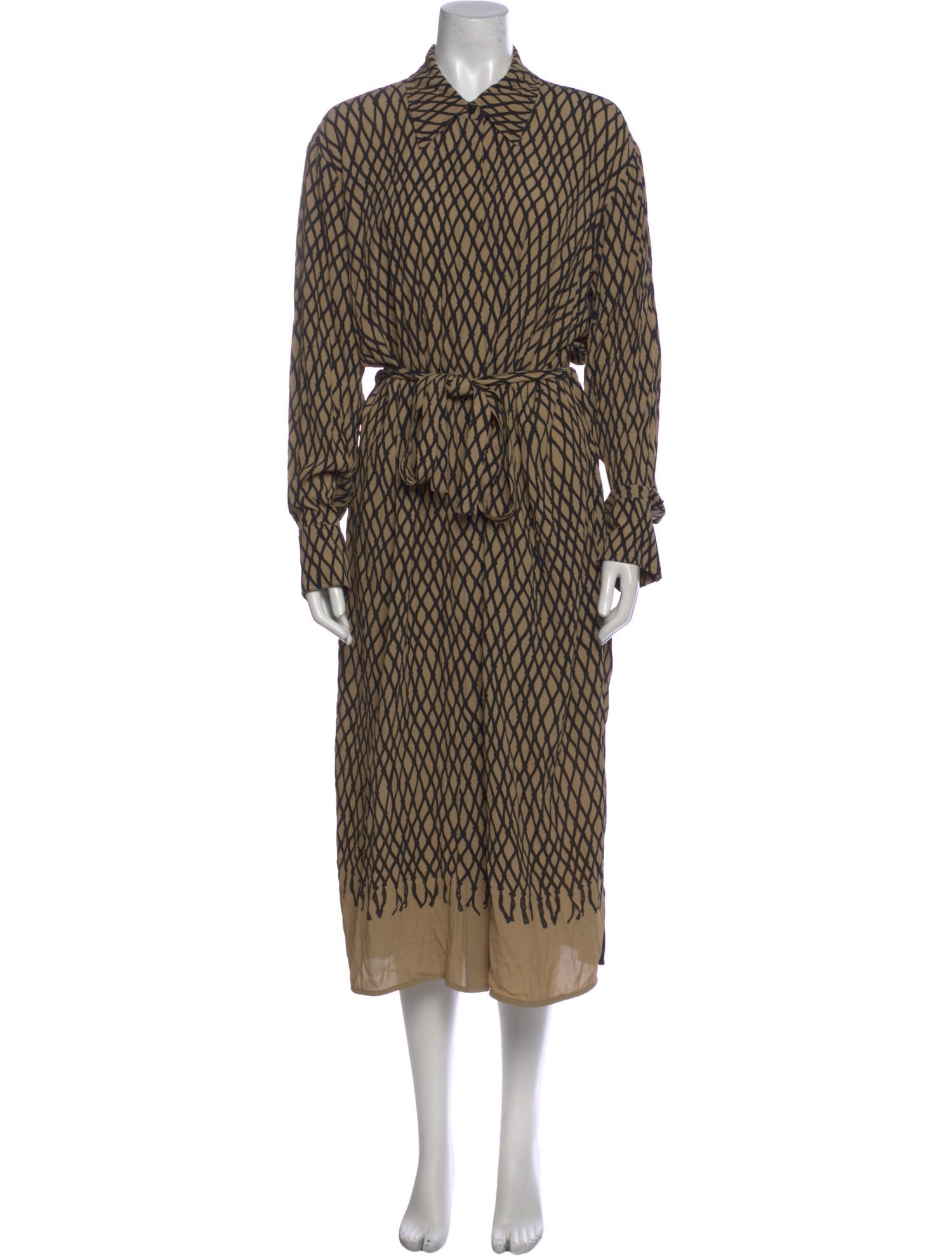 Proenza Schouler Striped Long Dress