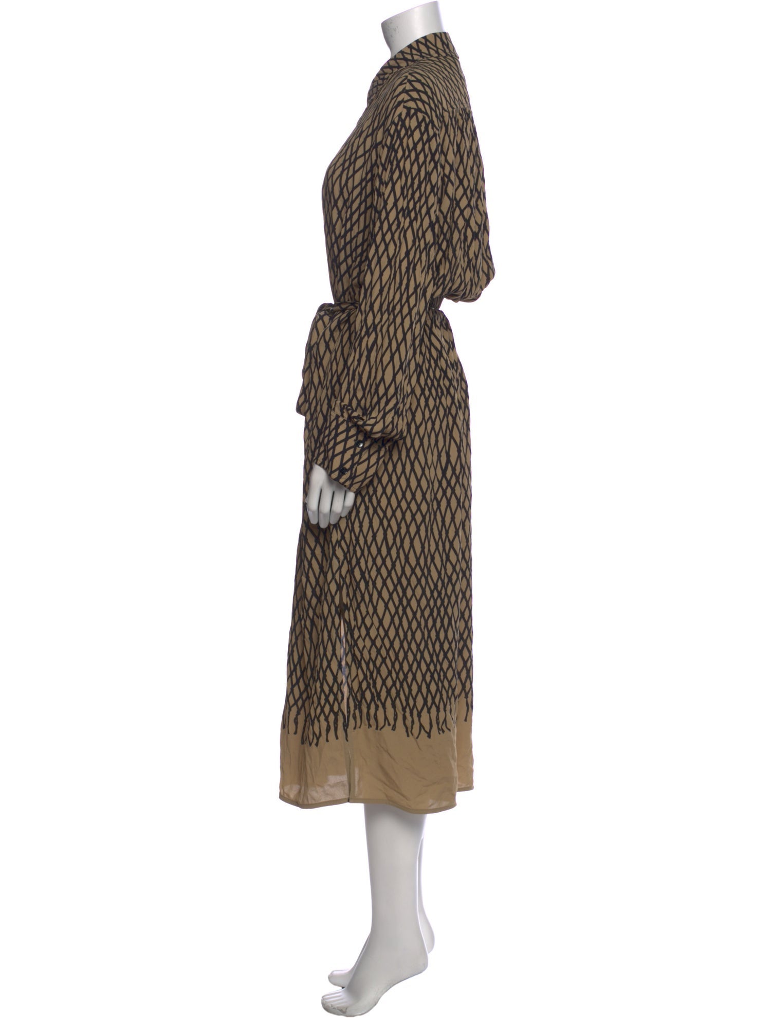 Proenza Schouler Striped Long Dress