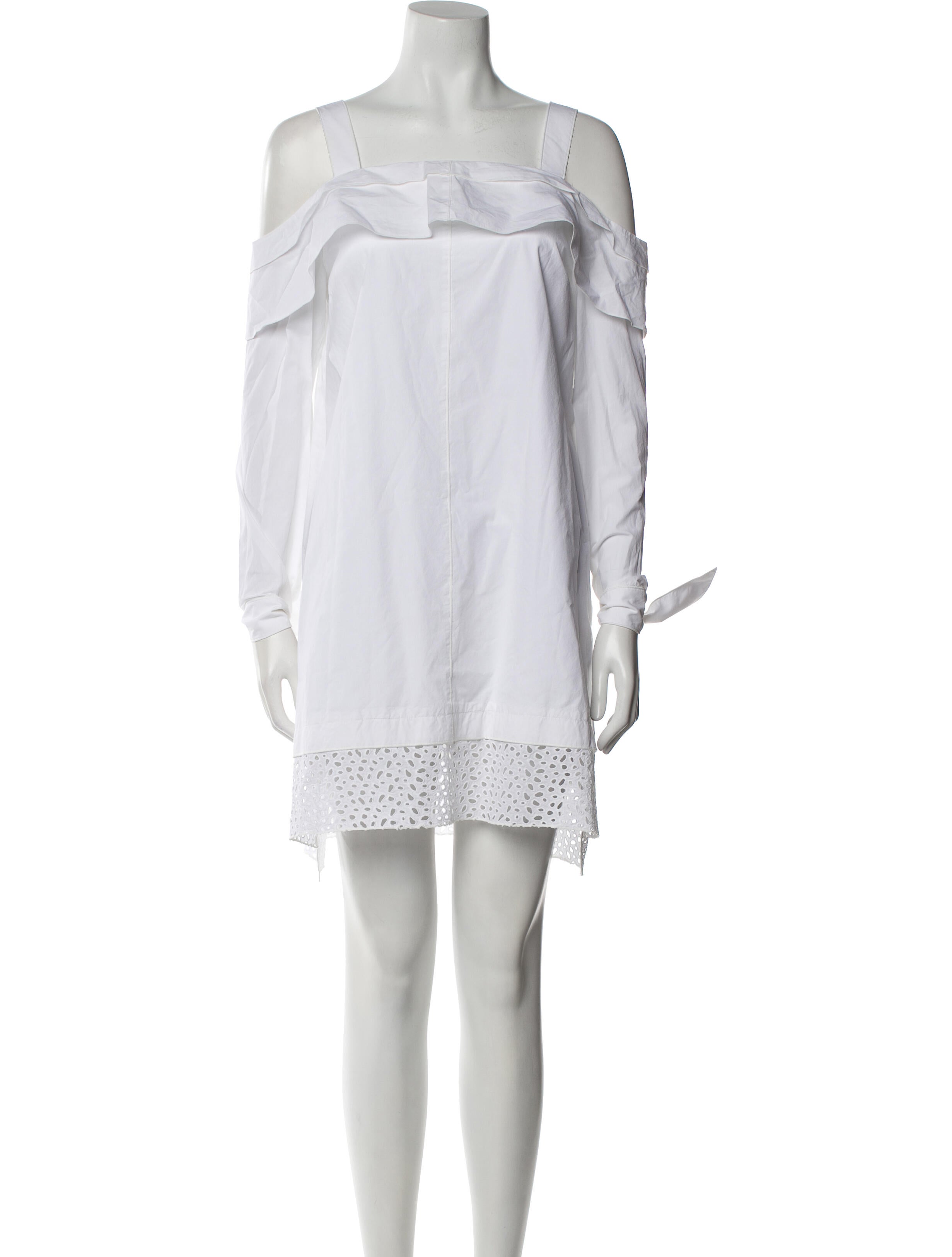 Proenza Schouler Square Neckline Mini Dress