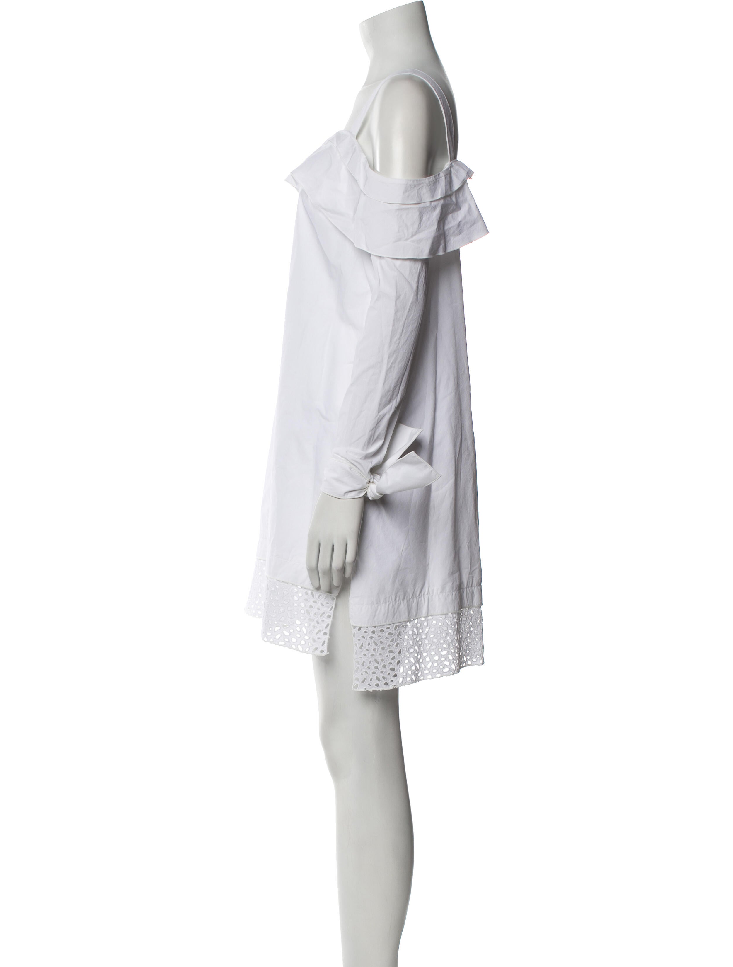 Proenza Schouler Square Neckline Mini Dress